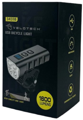 Velotech Pro Lámpa 1600Lm