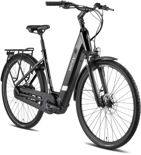 BESV CT 2.3 alacsony átlépésű városi e-bike, Night Black - L