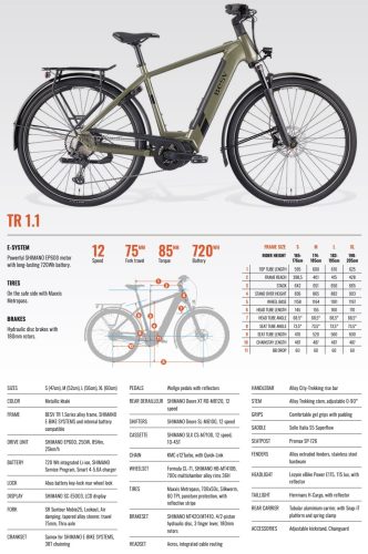 BESV TR 1.1 trekking e-bike - S