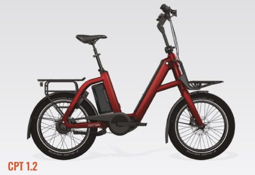 BESV CPT 1.2 – Compact e-bike • Shimano EP500 • 531 Wh • Gates szíjhajtás • Nexus 5