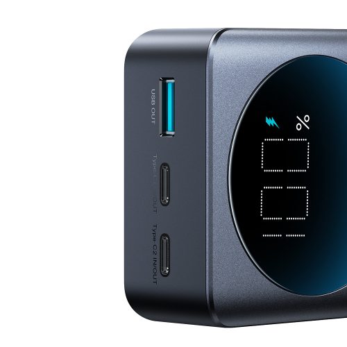 Joyroom 30000mAh 65W Power Bank digitális kijelzővel (JR-PBF05) – fekete