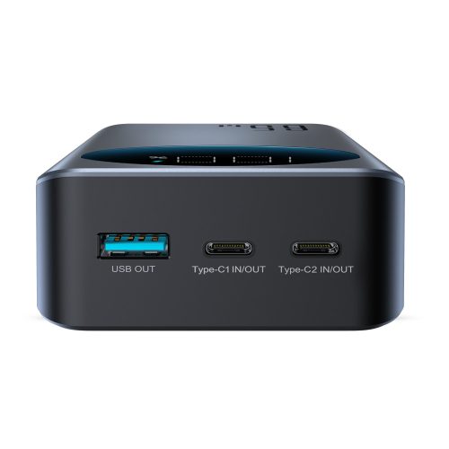 Joyroom 30000mAh 65W Power Bank digitális kijelzővel (JR-PBF05) – fekete