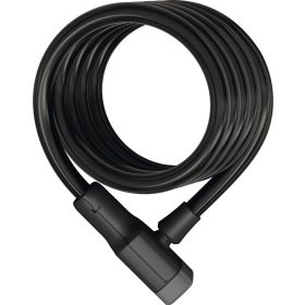 ABUS spirál lakat Booster 6512K/180/12, fekete