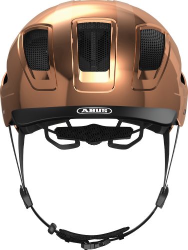 ABUS kerékpáros városi sisak Hyban 2.0, ABS, chrome rosé, M (52-58 cm)