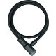 ABUS kábel lakat Primo 5410K/85, fekete (16509 / 16510 cikkszámú - 5412K/85 helyettesítő)