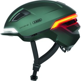   ABUS kerékpáros városi sisak HYP-E, In-Mold, beépített index funkcióval, jungle green S (51-55 cm)