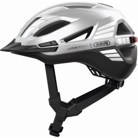   ABUS kerékpáros városi sisak Urban-I 4.0 ACE, In-Mold, signal silver, M (54-58 cm)
