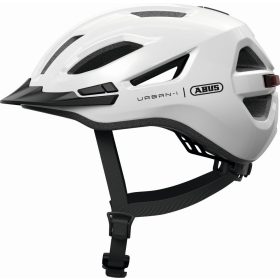   ABUS kerékpáros városi sisak Urban-I 4.0, In-Mold, shiny white, M (54-58 cm)