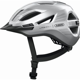   ABUS kerékpáros városi sisak Urban-I 4.0 LR, In-Mold, signal silver, M (54-58 cm)