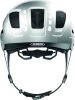 ABUS kerékpáros városi sisak Hyban 2.0 LED, ABS, signal silver, XL (58-63 cm)