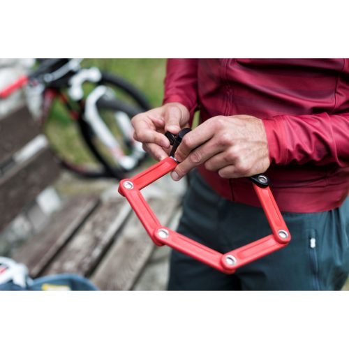 ABUS hajtogatható lakat BORDO Lite Mini 6055K/60, SH tartóval, fekete