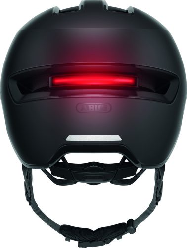 ABUS kerékpáros városi sisak Hud-Y, In-Mold, velvet black, M (54-58 cm)