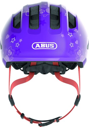 ABUS kerékpáros gyerek sisak Smiley 3.0, In-Mold, purple star, S (45-50 cm)