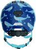 ABUS kerékpáros gyerek sisak Smiley 3.0, In-Mold, blue whale, S (45-50 cm)