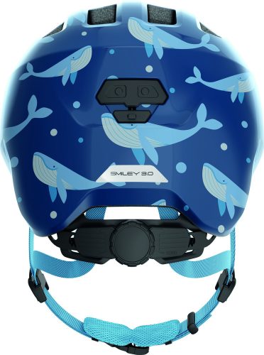 ABUS kerékpáros gyerek sisak Smiley 3.0, In-Mold, blue whale, S (45-50 cm)