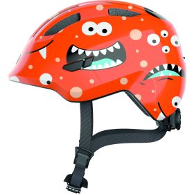  ABUS kerékpáros gyerek sisak Smiley 3.0, In-Mold, orange monster, S (45-50 cm)