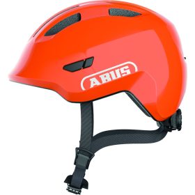   ABUS kerékpáros gyerek sisak Smiley 3.0, In-Mold, shiny orange, S (45-50 cm)