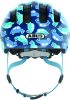 ABUS kerékpáros gyerek sisak Smiley 3.0 LED, In-Mold, blue car, S (45-50 cm)