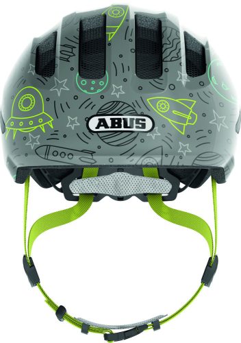 ABUS kerékpáros gyerek sisak Smiley 3.0 LED, In-Mold, grey space, S (45-50 cm)