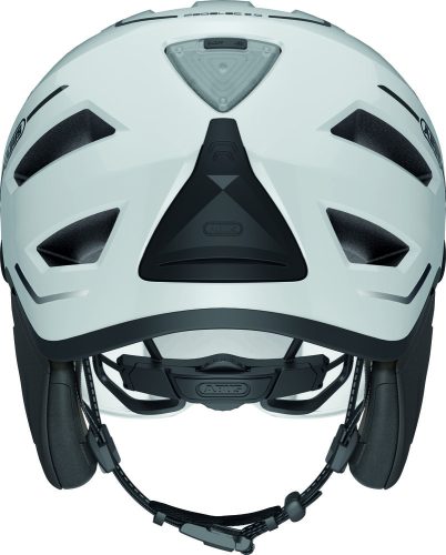 ABUS kerékpáros városi sisak Pedelec 2.0 ACE, In-Mold, beépített átlátszó szemüveggel, pearl white, S (51-55 cm)