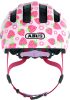 ABUS kerékpáros gyerek sisak Smiley 3.0 LED, In-Mold, rose strawberry, S (45-50 cm)
