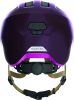 ABUS kerékpáros gyerek sisak Smiley 3.0 ACE LED, In-Mold, royal purple, S (45-50 cm)