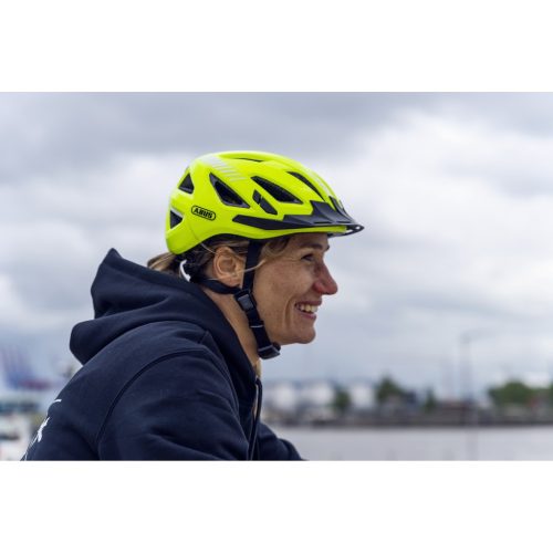 ABUS kerékpáros városi sisak Urban-I 3.0 Signal, In-Mold, yellow, M (52-58 cm)