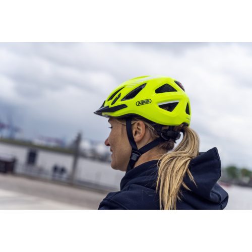ABUS kerékpáros városi sisak Urban-I 3.0 Signal, In-Mold, yellow, M (52-58 cm)