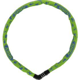   ABUS láncos lakat jelkóddal Steel-O-Chain Symbols 4804C/75, lime