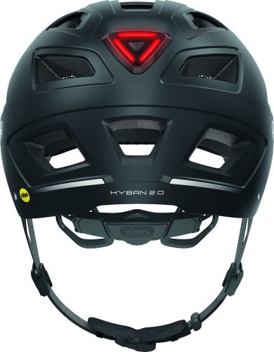 ABUS kerékpáros városi sisak Hyban 2.0 MIPS, ABS, velvet black, L (56-61 cm)