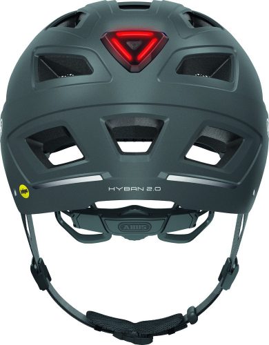 ABUS kerékpáros városi sisak Hyban 2.0 MIPS, ABS, titan, L (56-61 cm)