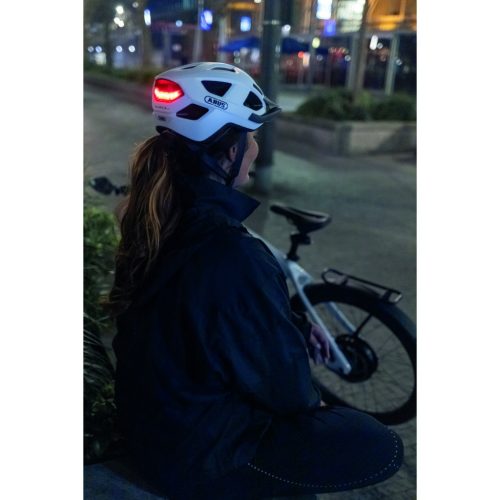 ABUS kerékpáros városi sisak Aduro 3.0, In-Mold, polar white M (52-58 cm)