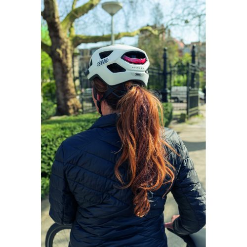 ABUS kerékpáros városi sisak Aduro 3.0, In-Mold, polar white M (52-58 cm)
