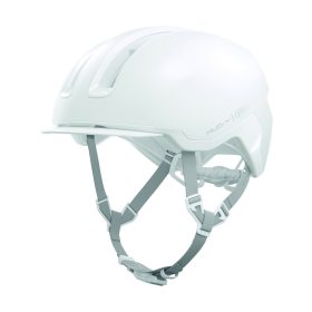   ABUS kerékpáros városi sisak Hud-Y, In-Mold, pure white, M (54-58 cm)
