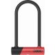 ABUS U-lakat Ultimate 420K/150 HB230, USH tartóval, piros