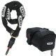 ABUS kiegészítő lánc ACH 2.0 Adaptor Chain 8KS/85 patkó lakathoz és Alarmbox 2.0-hoz + ST5950, fekete