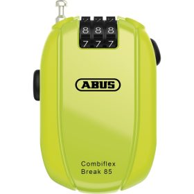   ABUS mini kábellakat számzárral Combiflex Brake, 85 cm, neon