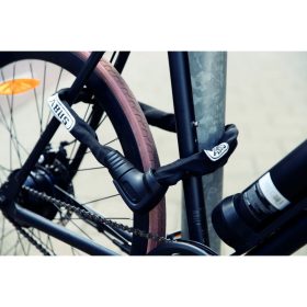   ABUS láncos lakat Steel-O-Chain 9809K/110, XPlus zárszerkezettel, fekete