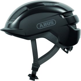   ABUS kerékpáros városi sisak Purl-Y, In-Mold, shiny black M (54-58 cm)
