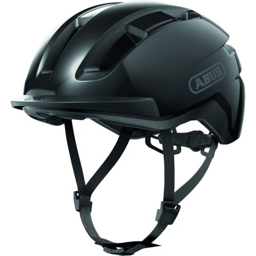 ABUS kerékpáros városi sisak Purl-Y, In-Mold, shiny black M (54-58 cm)