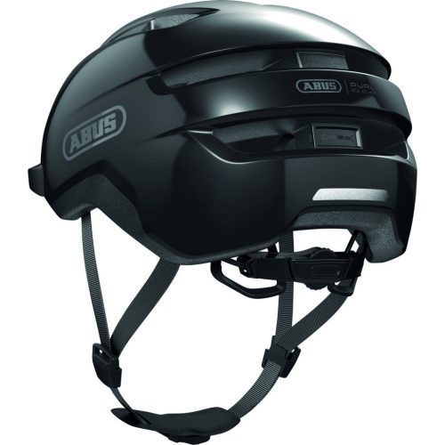 ABUS kerékpáros városi sisak Purl-Y, In-Mold, shiny black L (57-61 cm)