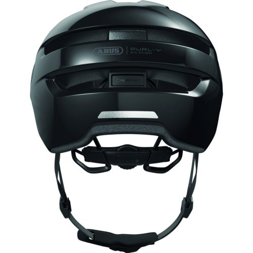 ABUS kerékpáros városi sisak Purl-Y, In-Mold, shiny black L (57-61 cm)