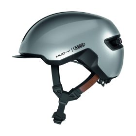  ABUS kerékpáros városi sisak Hud-Y, In-Mold, gleam silver M (54-58 cm)