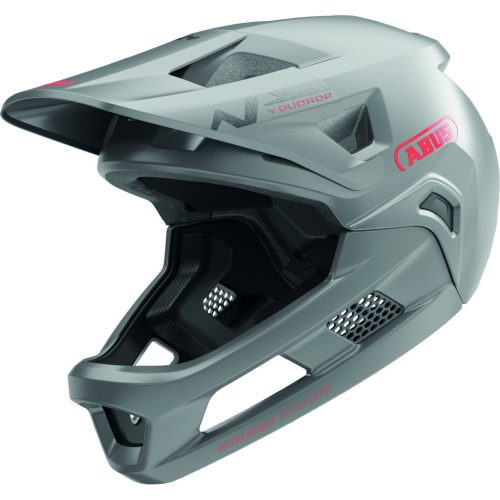 ABUS kerékpáros gyerek sisak Youdrop FF, titan silver S (48-55 cm)