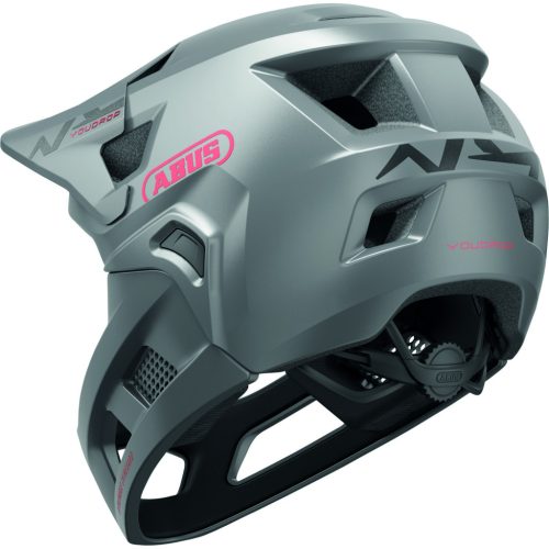 ABUS kerékpáros gyerek sisak Youdrop FF, titan silver S (48-55 cm)