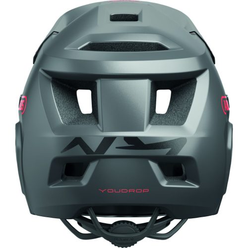 ABUS kerékpáros gyerek sisak Youdrop FF, titan silver S (48-55 cm)