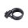 BBB Cycling kerékpáros spirál lakat BBL-61 QuickSafe, 8mmx150cm, fekete