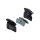 BBB Cycling kerékpáros tárcsafék betét BBS-551C DiscStop Coolfin, hűtőborba + betét együtt, kompatibilis Shimano XT BR-M8120