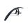 BBB Cycling kerékpáros első sárvédő BFD-65F DiscGuard, 28/29", gyorskioldós, országúti/Gravel kompatibilis, fekete