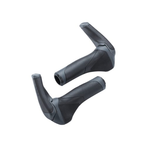 BBB Cycling kerékpáros markolat BHG-87 ErgoStyleSet, 133mm, tenyértámaszos, csavaros, kormányszarvval, fekete/szürke